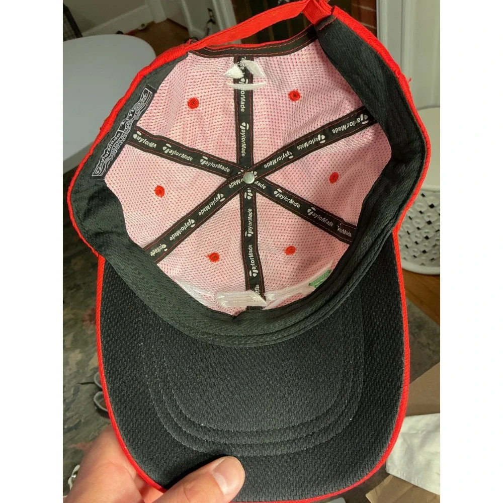 TaylorMade RBZ RocketBallz Golf Hat Red Adjustable Titleist Pin Ball Marker - Picture 7 of 8